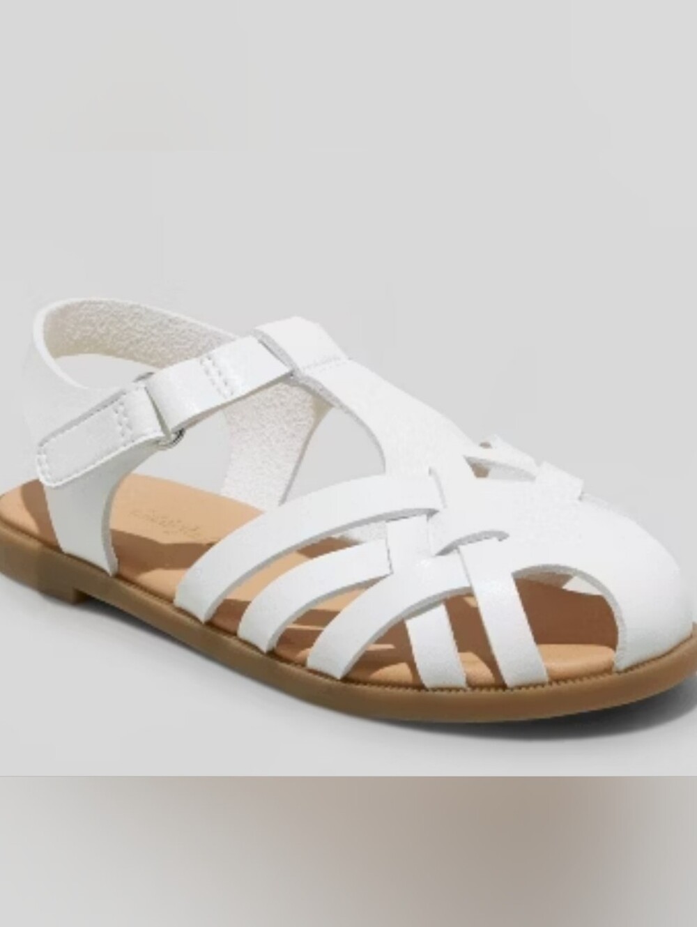 Cat & Jack Kids White Fisherman Sandals